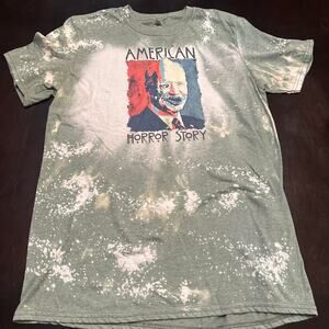 Green and white american horror